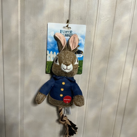 Brand New Interactive Rope Dan Dee Peter Rabbit Spring-Style Legs Plush Toy 13” - Picture 6 of 7